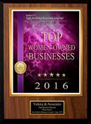 VICKREY named as one of San Antonio Business Journal's Top Women-Owned Businesses